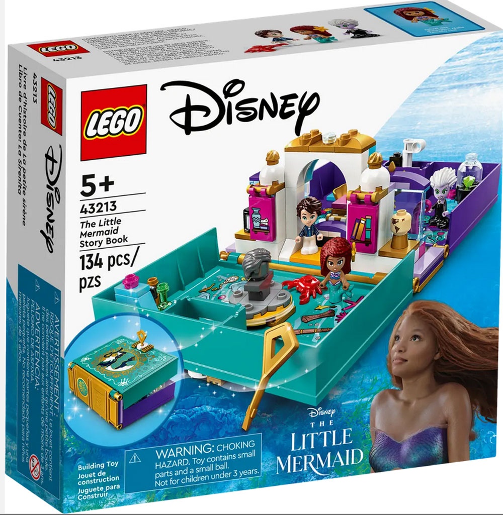 Lego Disney 43213 Die kleine Meerjungfrau - Märchenbuch