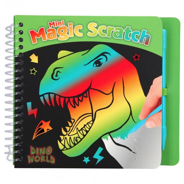 Dino World Mini Magic Scratch Book