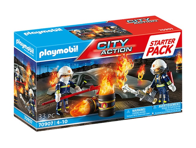 Playmobil 70907 City Action Starter Pack Feuerwehrübung