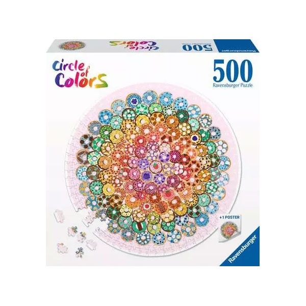 Ravensburger Puzzle Circle of Colors Donuts 500 Teile