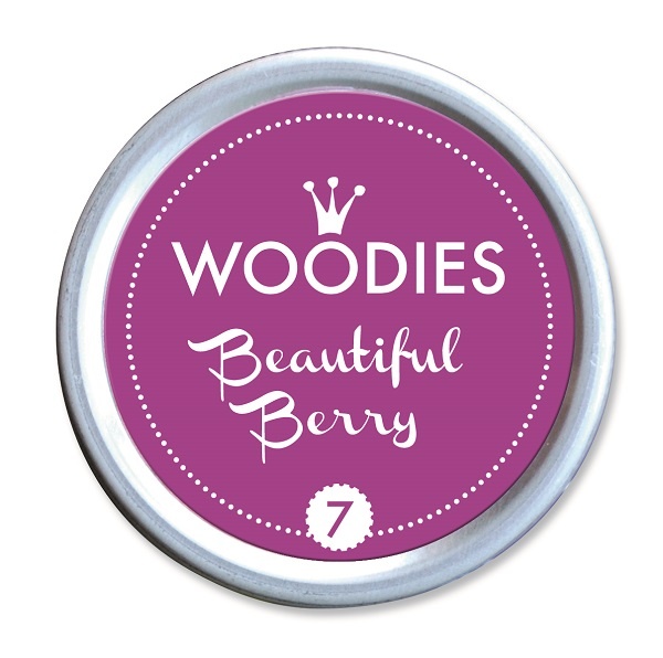 Woodies Stempelkissen Beautiful Berry