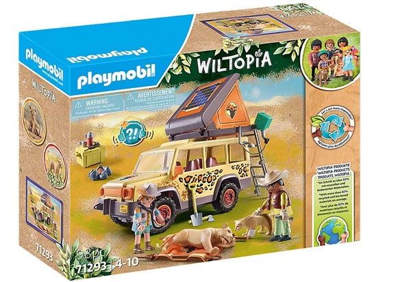 Playmobil Wiltopia 71293 Mit dem Geländewagen bei den Löwen