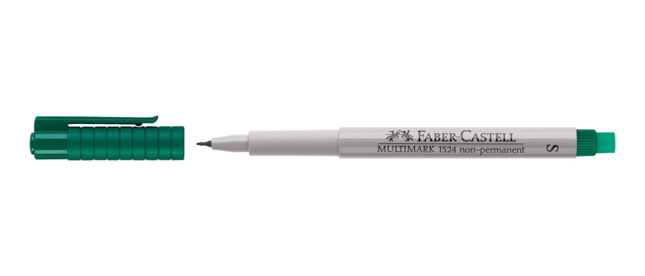 Faber-Castell Marker Multimark non-permanent S grün