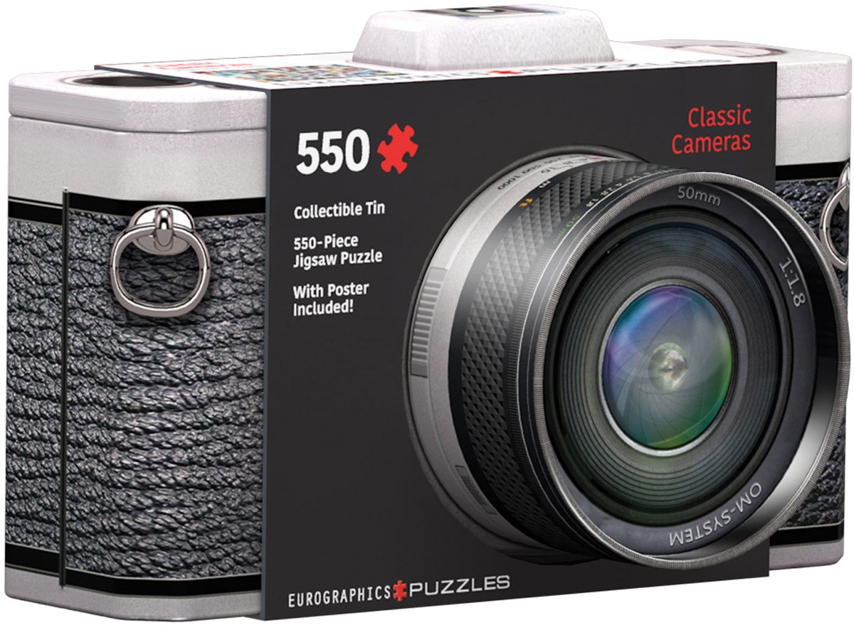 Eurographics Puzzle Tin-Box Kamera 550 Teile