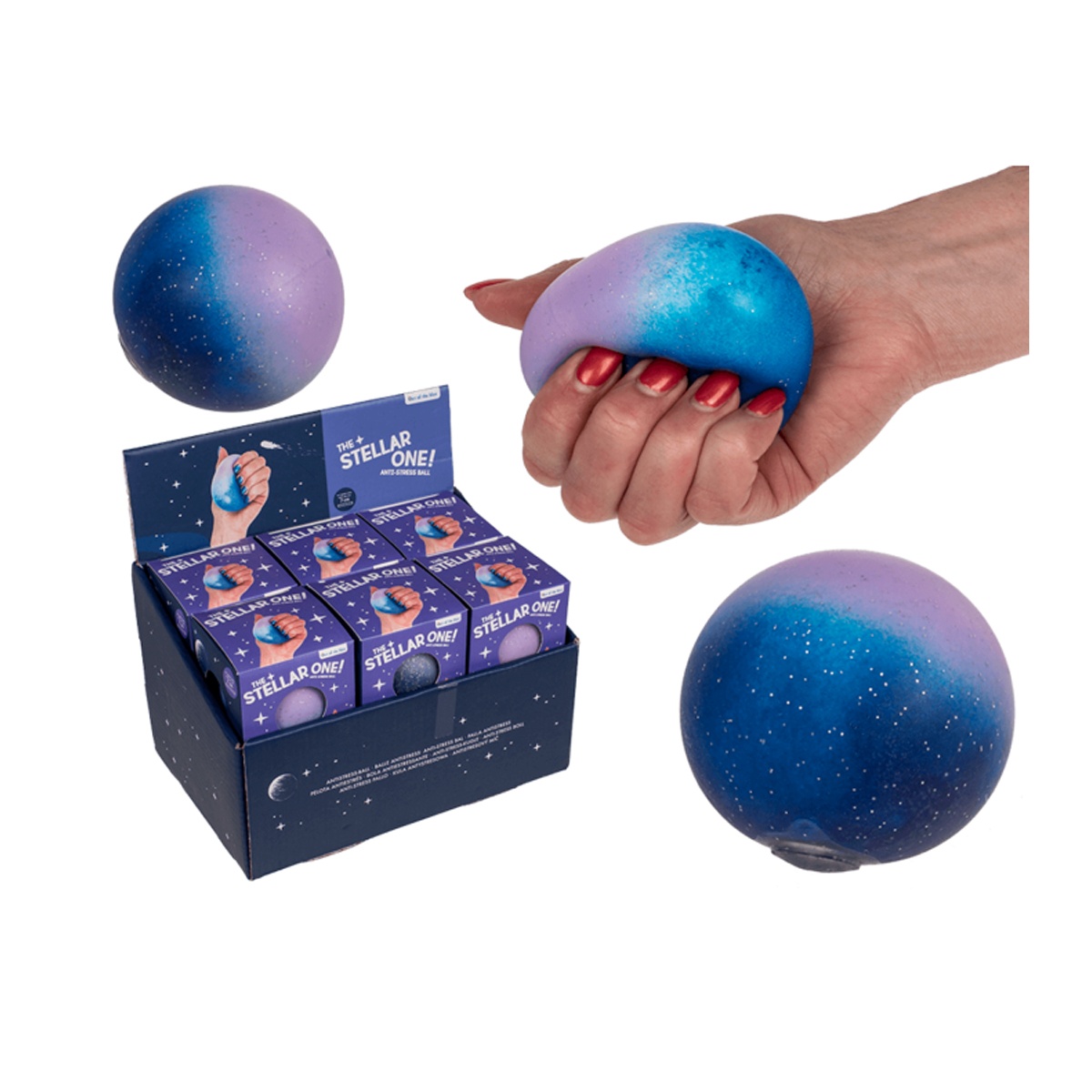 Squeeze Antistress-Ball Sternengalaxie