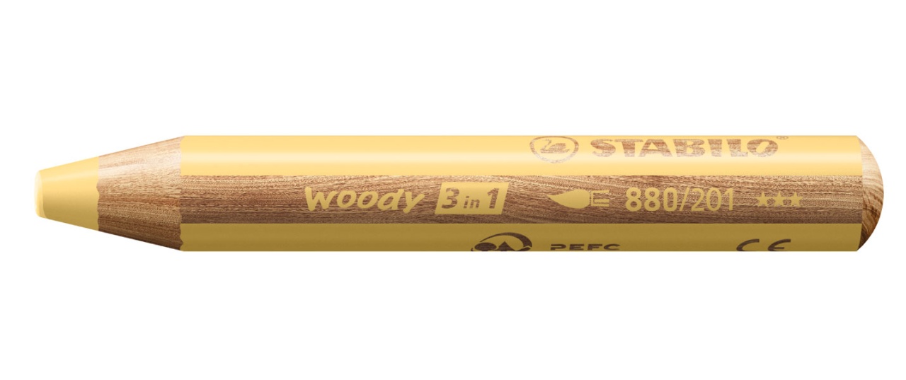 Stabilo woody Multitalent-Stift gelb Pastel