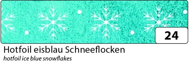 Folia Washi-Tape Klebeband eisblau Schneeflocken