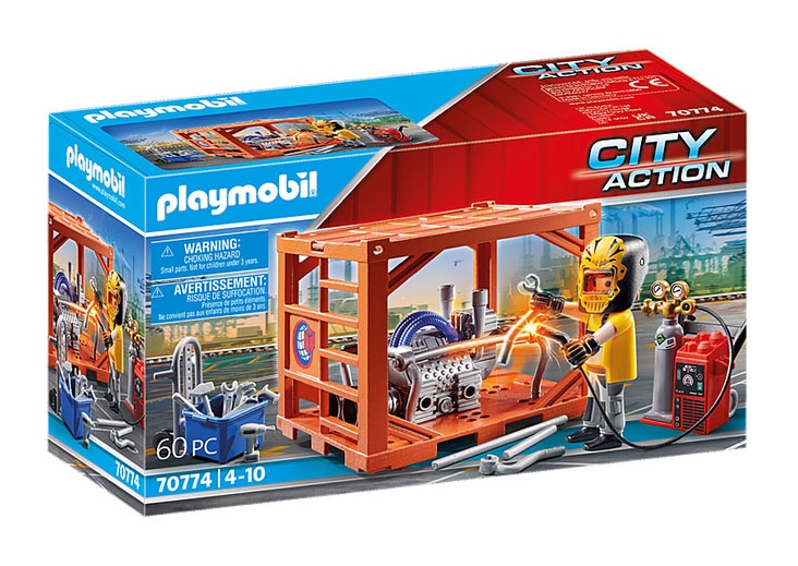 Playmobil 70774 Action City Containerfertigung
