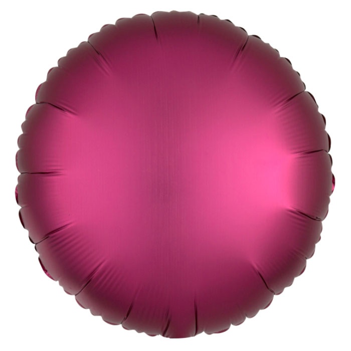 Amscan Folienballon Silk Lustre Pomegranate Round 43 cm