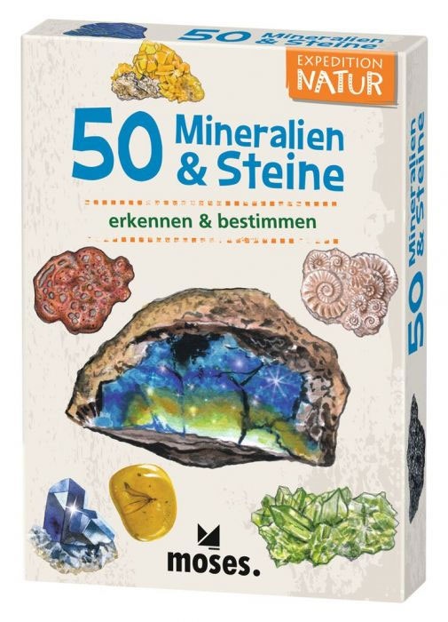 50 Mineralien & Steine Expedition Natur von Moses
