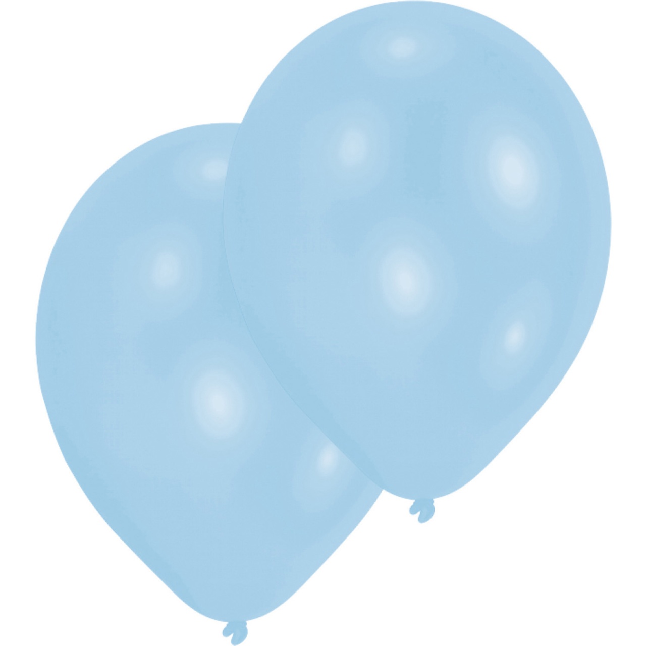 Luftballons hellblau 10 Stück