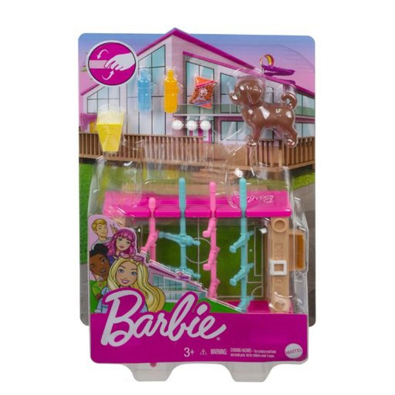 Barbie Mini Spielset mit Tier von Mattel