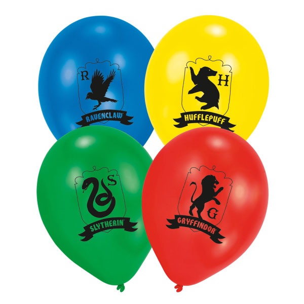 Amscan 6 Latexballons Harry Potter Häuser 27,5 cm