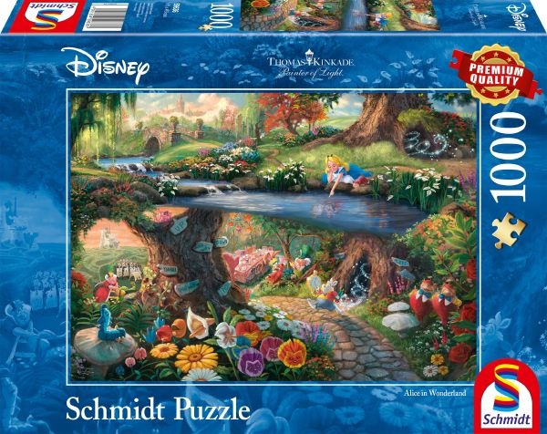 Schmidt Spiele Thomas Kinkade Disney Alice im Wunderland