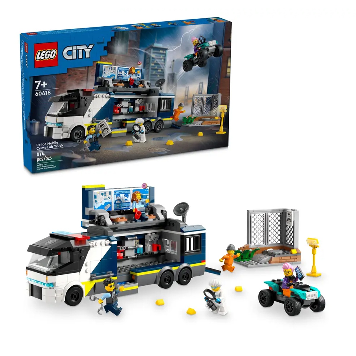 Lego City 60418 Polizeitruck mit Labor