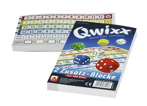 Qwixx 2 Ersatzblöcke