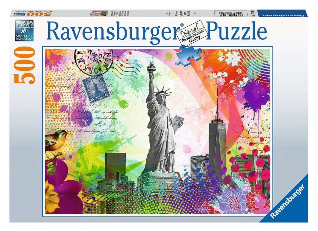 Ravensburger Puzzle 17379 Postkarte aus New York