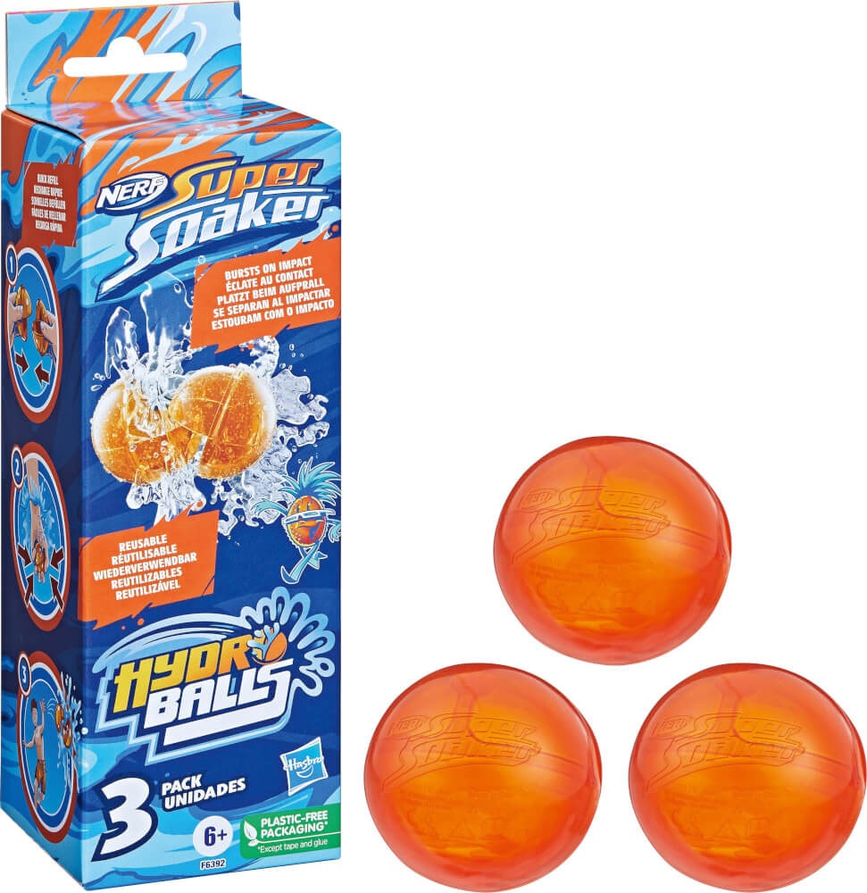 Nerf Super Soaker Hydro Balls 3er Pack von Hasbro