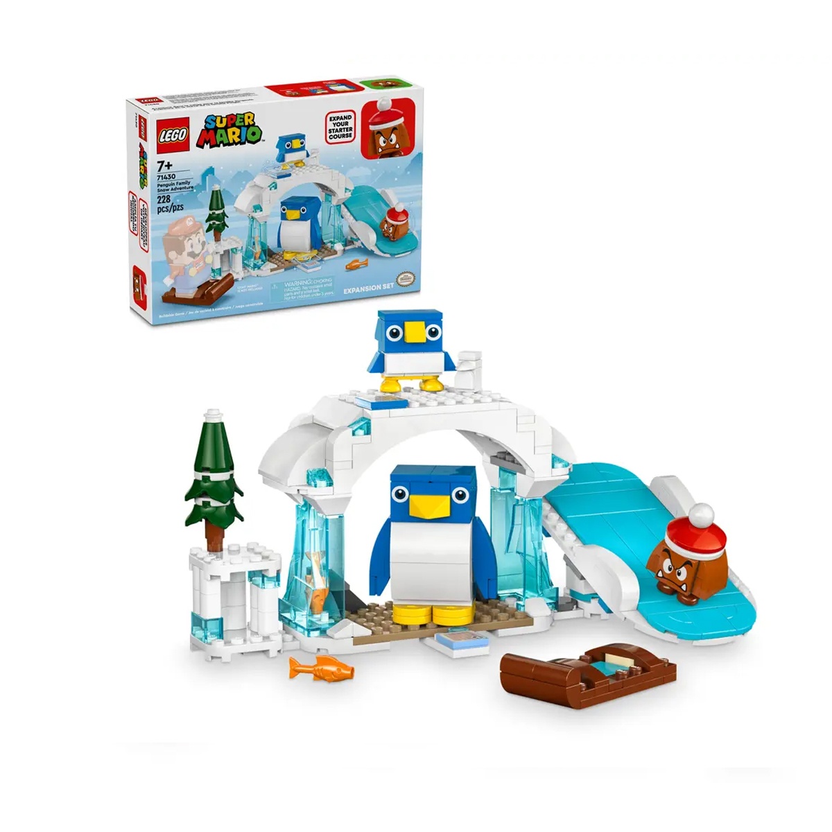 Lego Super Mario 71430 Schneeabenteuer mit Familie Pinguin