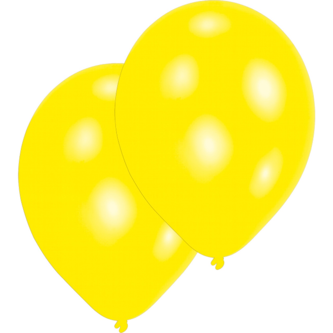 Latexballons 10 Stück gelb