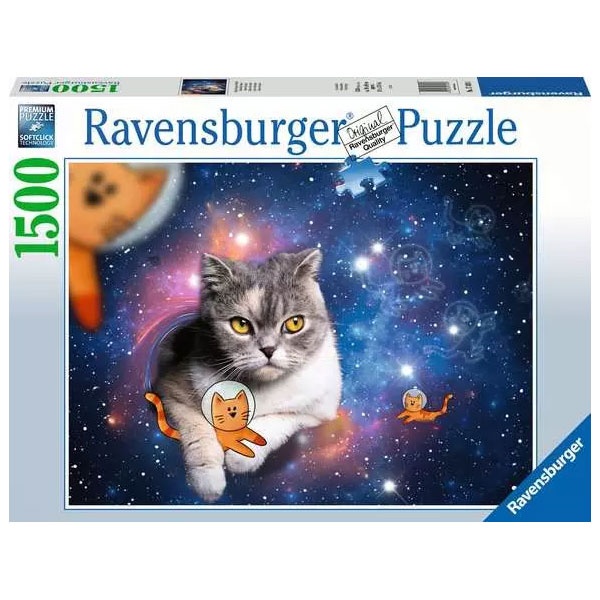 Ravensburger Puzzle Katzen fliegen ins Weltall 1500 Teile