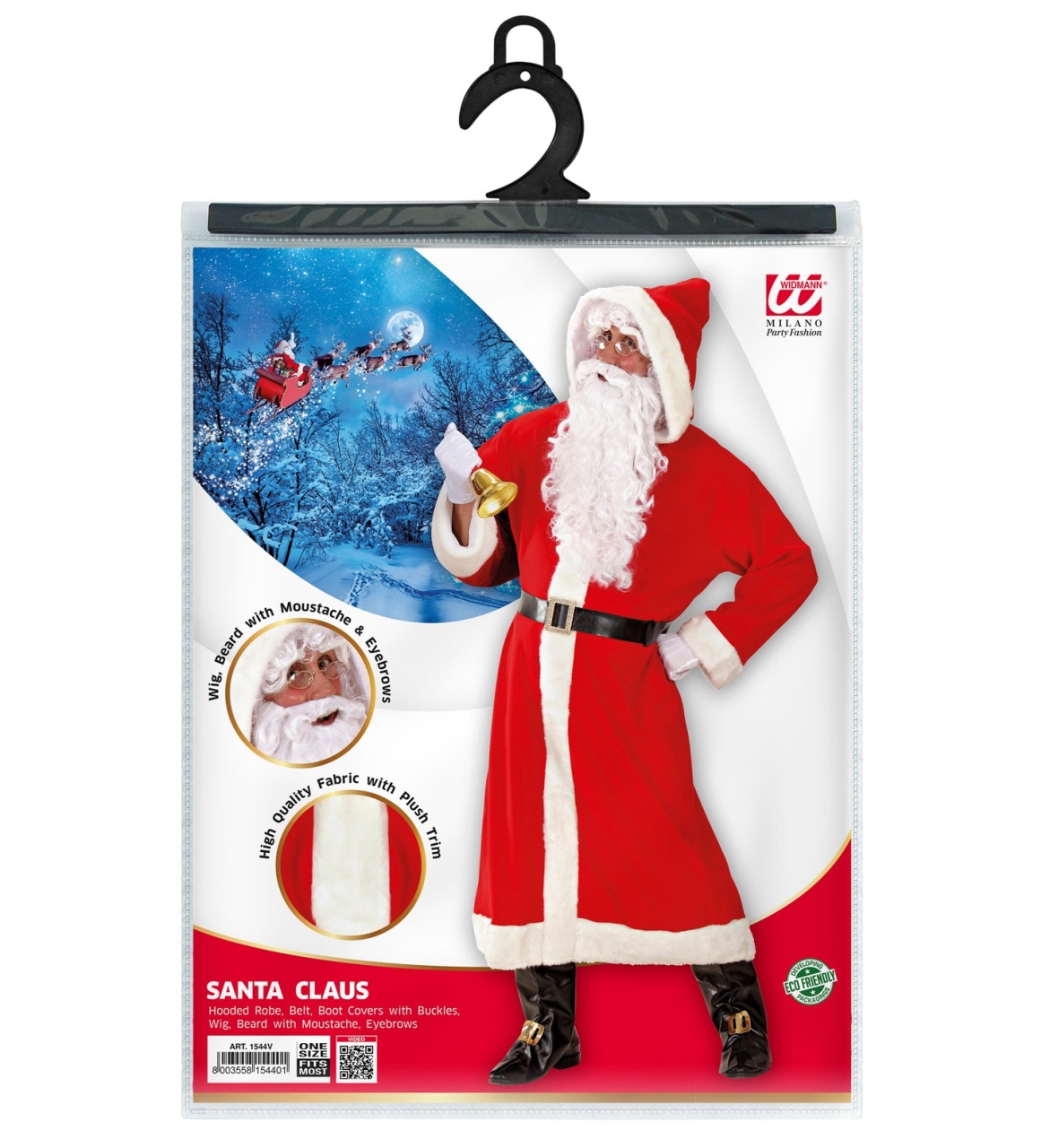 Kostüm Weihnachtsmann Santa M-L