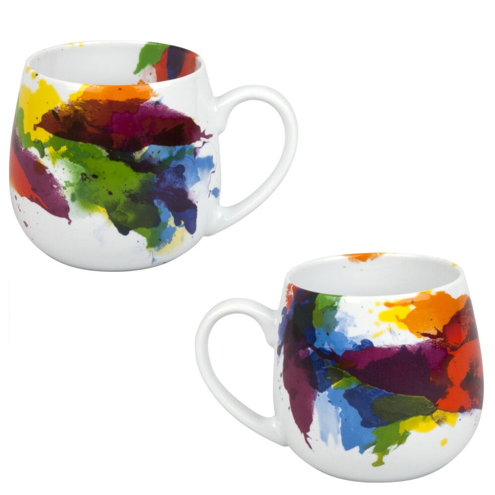 Tasse Becher Kuschelbecher On Colour - Flow aus Porzellan