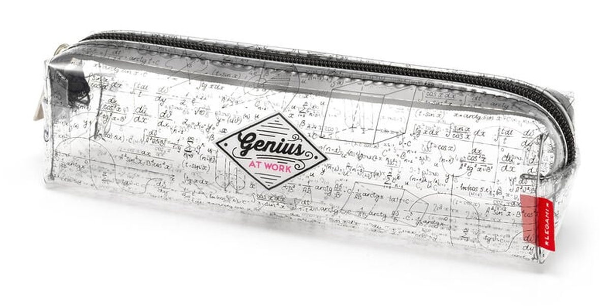 Transparentes Schreibmäppchen - Pencil Case Genius