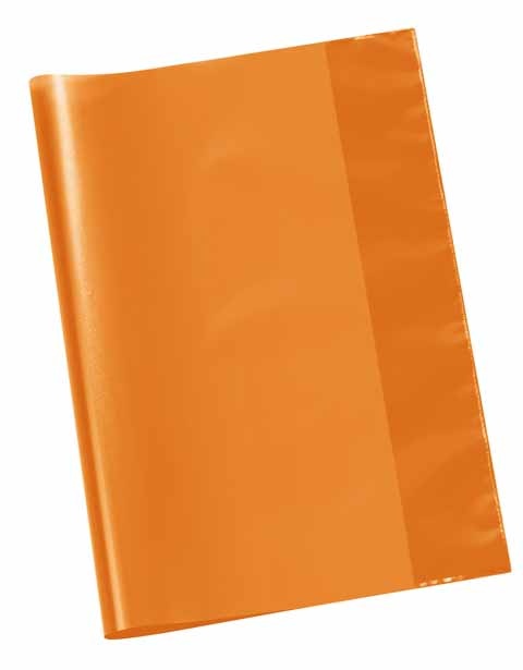 Heftumschlag A4 orange transparent