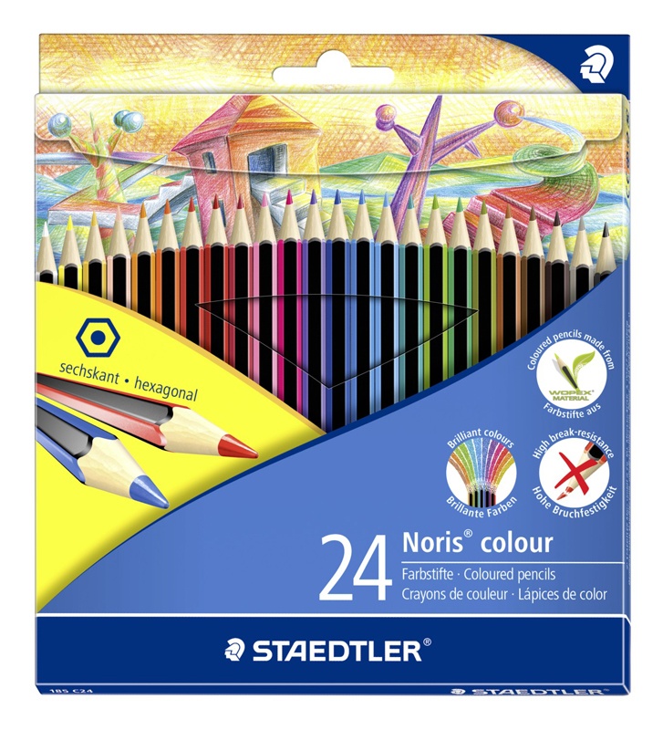 Staedtler Farbstifte Noris colour 24 Stück Packung