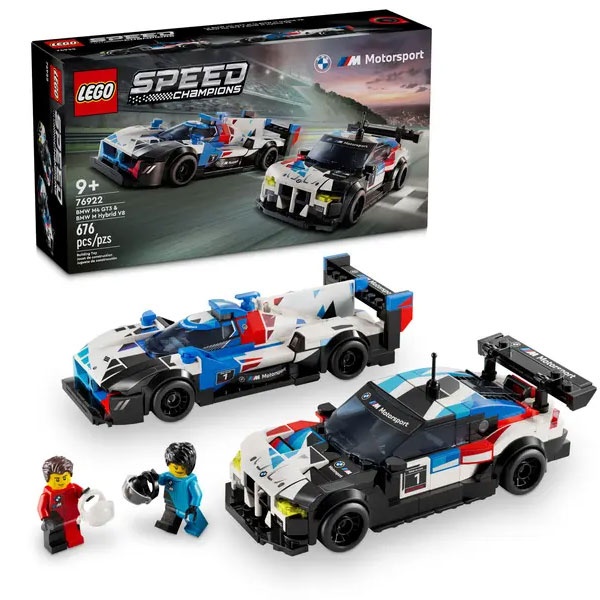 Lego Speed Champions 76922 BMW M4 GT3 & BMW M Hybrid V8 Renn