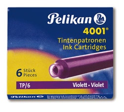 pelikan Tintenpatrone 4001  violett 6 Stück