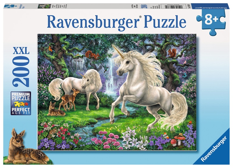 Ravensburger Puzzle Geheimnisvolle Einhörner 200 XXL Teile