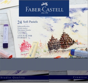 Faber-Castell Softpastellkreiden 24er Kartonetui