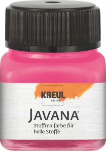 Kreul Javana Stoffmalfarbe für helle Stoffe pink 20 ml