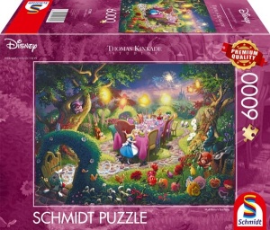 Schmidt Spiele Puzzle Disney Mad Hatter's Tea Party 6000 T