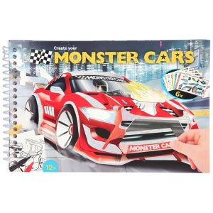 Monster Cars Pocket Malbuch von depesche