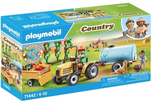 Playmobil Country 71442 Traktor mit Anhänger und Wassertank
