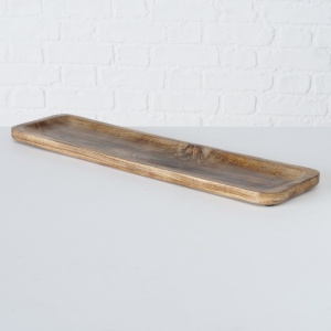 Tablett aus Holz , Breite 14 cm