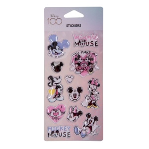 3D Sticker POP UP Disney 100  Minnie/Mickey Mouse